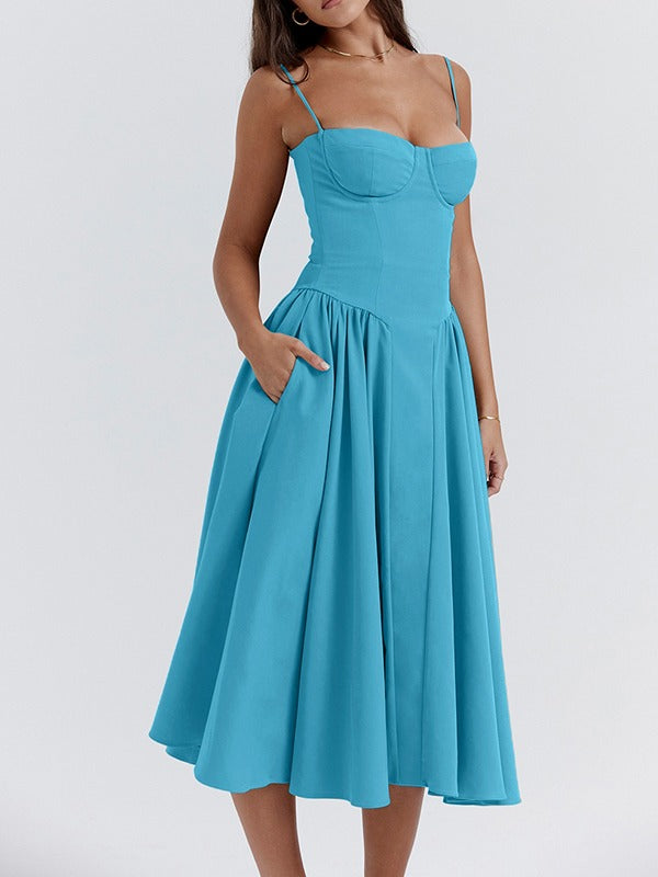 Andrea | Dames Flatterende Midi Jurk