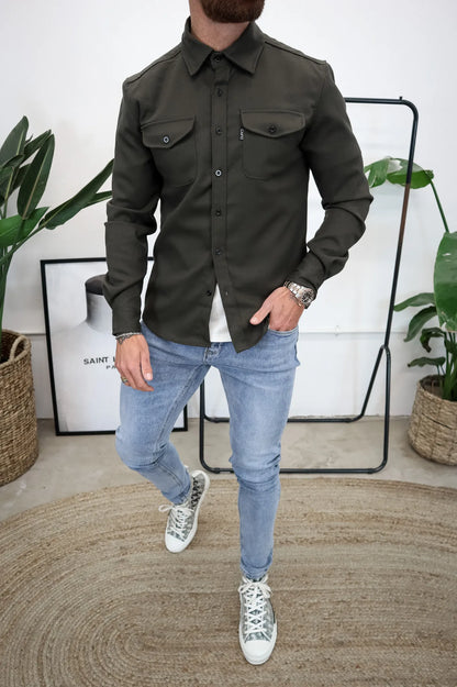 Blake | Overhemdjack met knopen voor heren