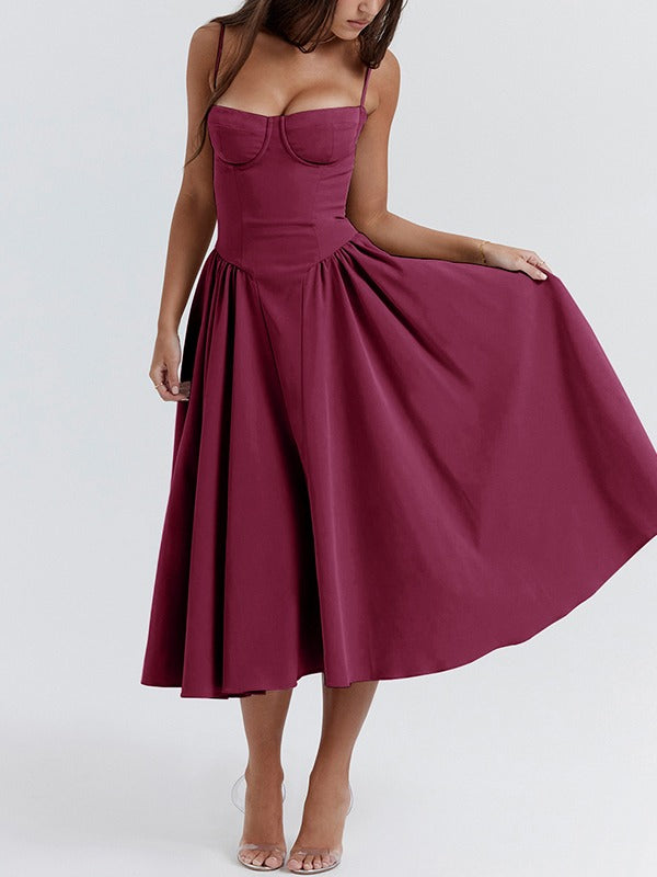 Andrea | Dames Flatterende Midi Jurk
