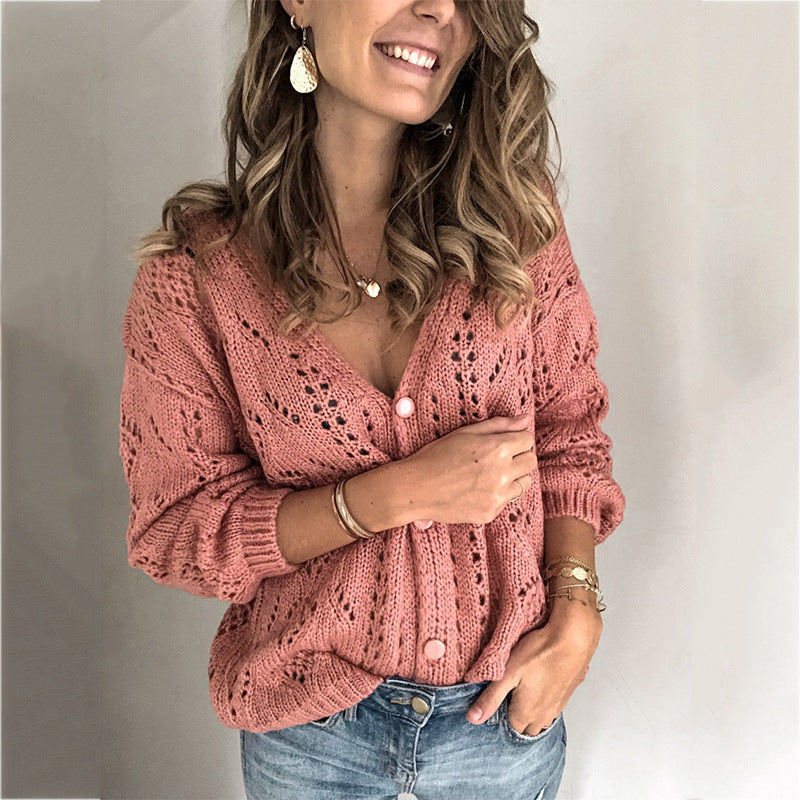 Lydia | Comfortabel Gebreid Vest met Knopen