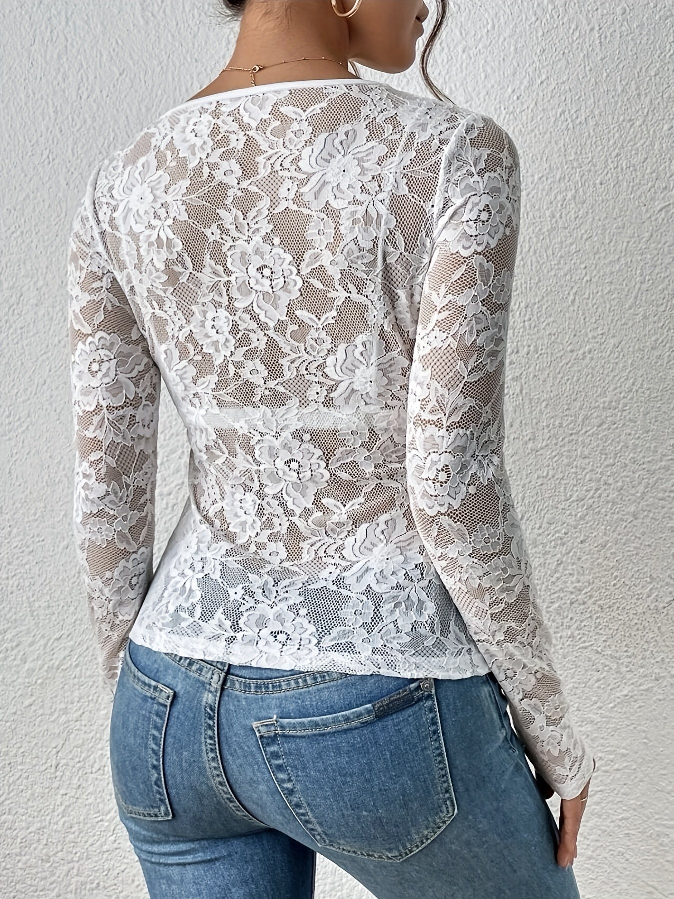 Ashlyn | Stijlvol en Comfortabel Kantshirt