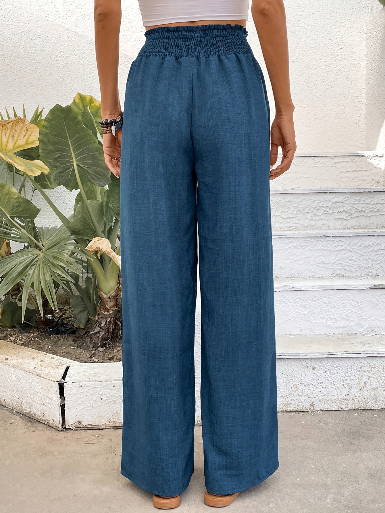Samantha | Elegante Casual Wijde Broek