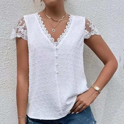 Addison | Elegante Zomerblouse met V-hals