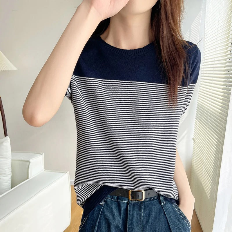 Lauren | Stijlvol Casual Gestreept Shirt