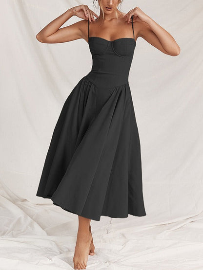 Andrea | Dames Flatterende Midi Jurk