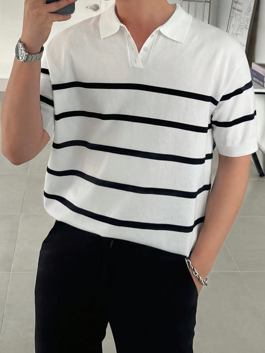 Robert | Klassiek gestreept poloshirt