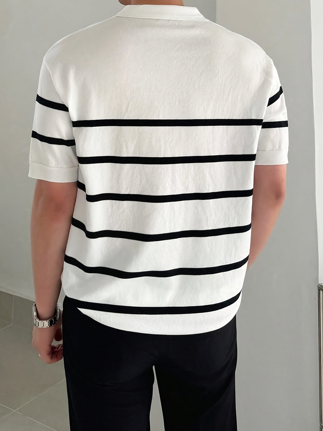 Robert | Klassiek gestreept poloshirt