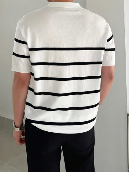 Robert | Klassiek gestreept poloshirt