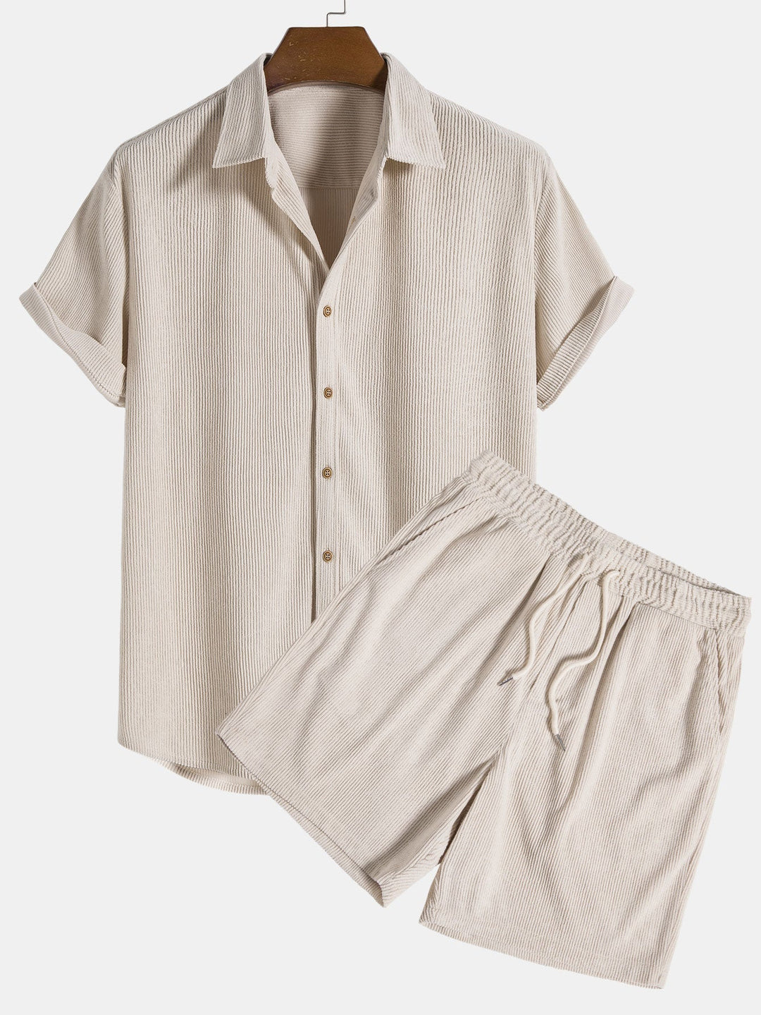 Theodore | Trendy Overhemd en Short Set Heren