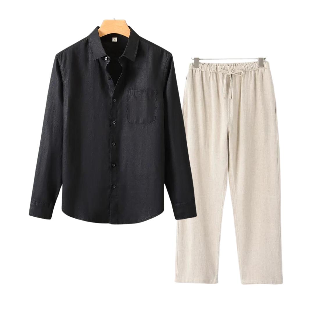 Jasper | Comfortabele set met lange mouwen