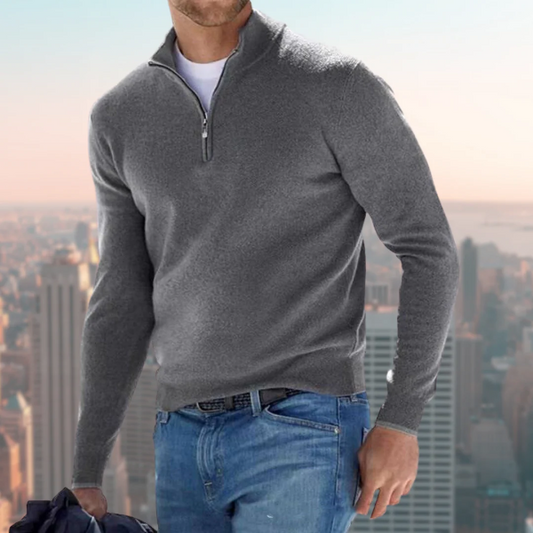 Topman | Heren sweatshirt met kwart rits