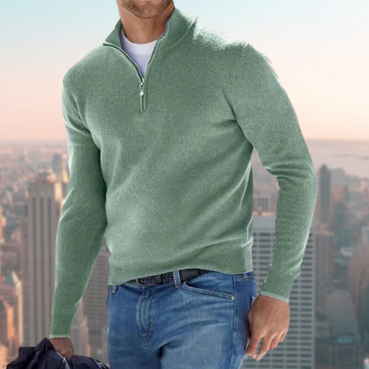 Topman | Heren sweatshirt met kwart rits
