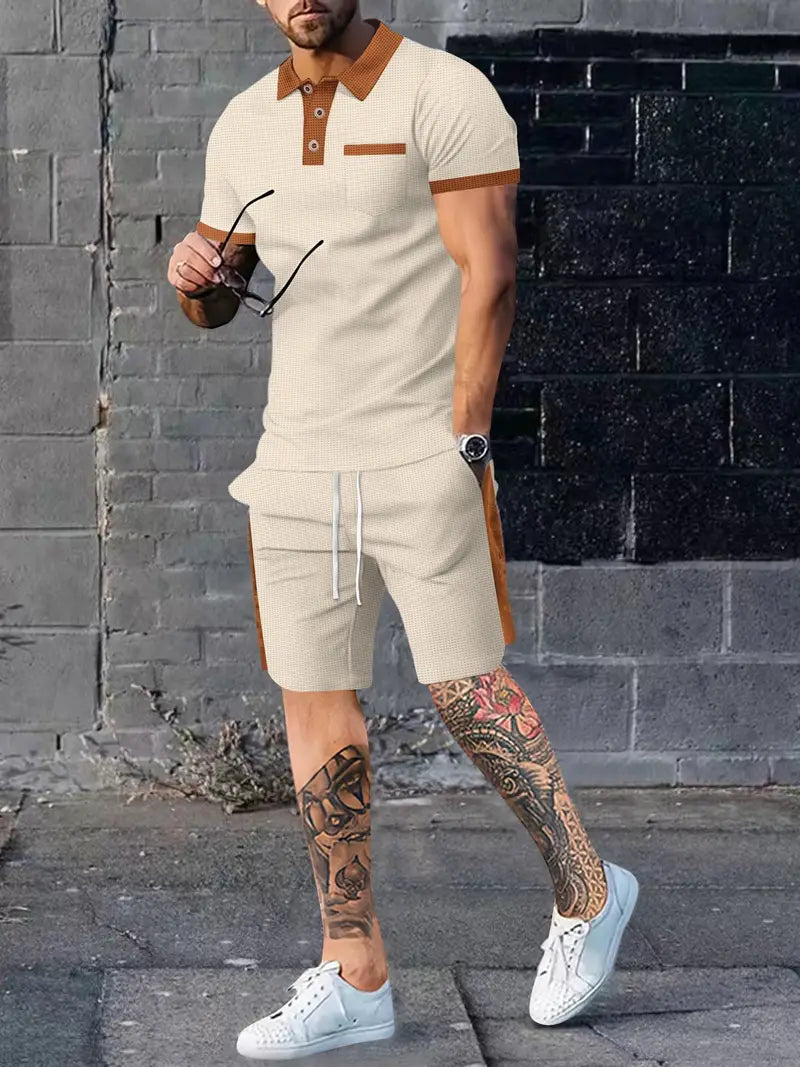 Tristan | Stijlvolle Casual Polo & Shorts Set