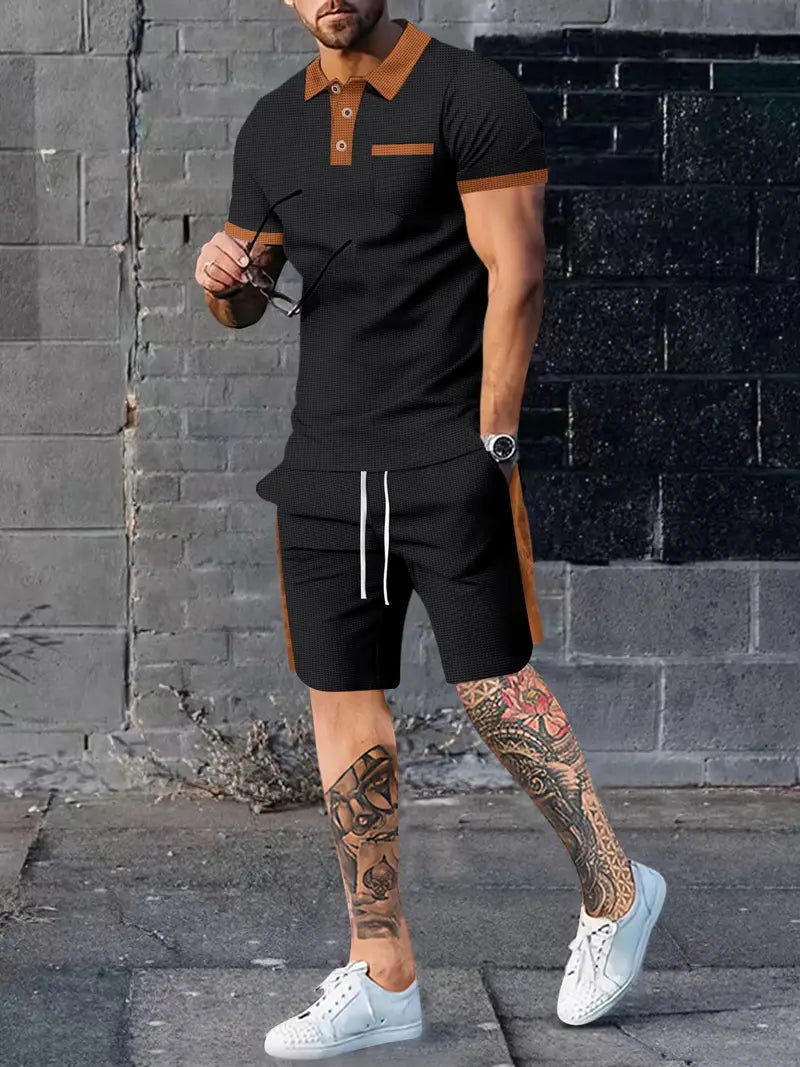 Tristan | Stijlvolle Casual Polo & Shorts Set