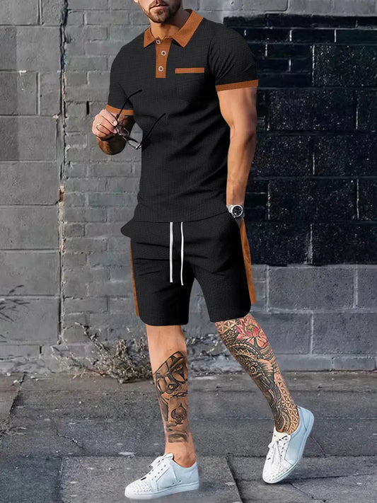 Tristan | Stijlvolle Casual Polo & Shorts Set