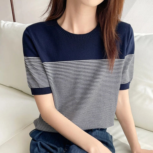 Lauren | Stijlvol Casual Gestreept Shirt