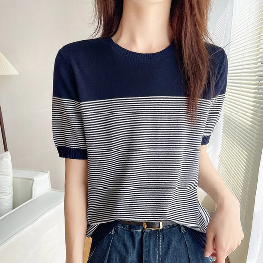 Lauren | Stijlvol Casual Gestreept Shirt