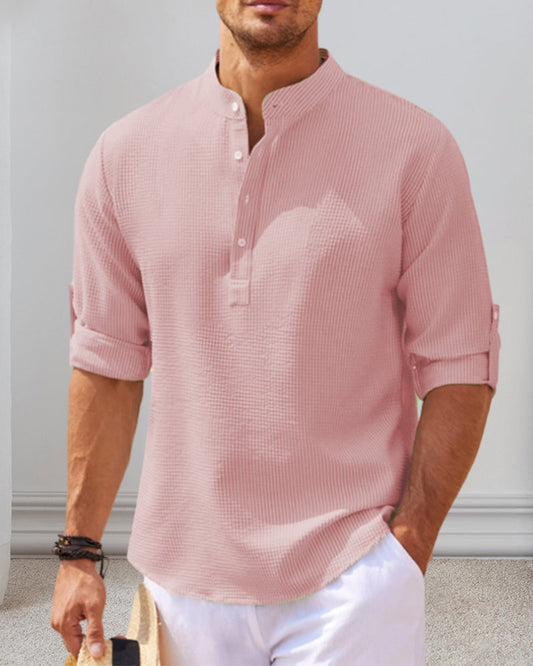 Ronan | Effen Casual Overhemd Heren