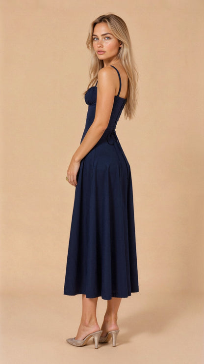 Kiana | Korset Midi Jurk