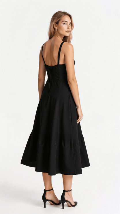 Kiana | Korset Midi Jurk