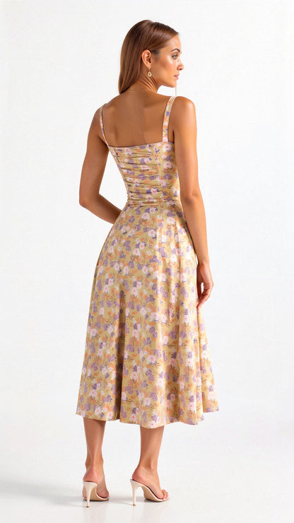 Kiana | Korset Midi Jurk