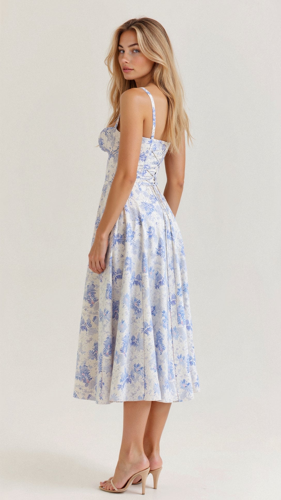 Kiana | Korset Midi Jurk