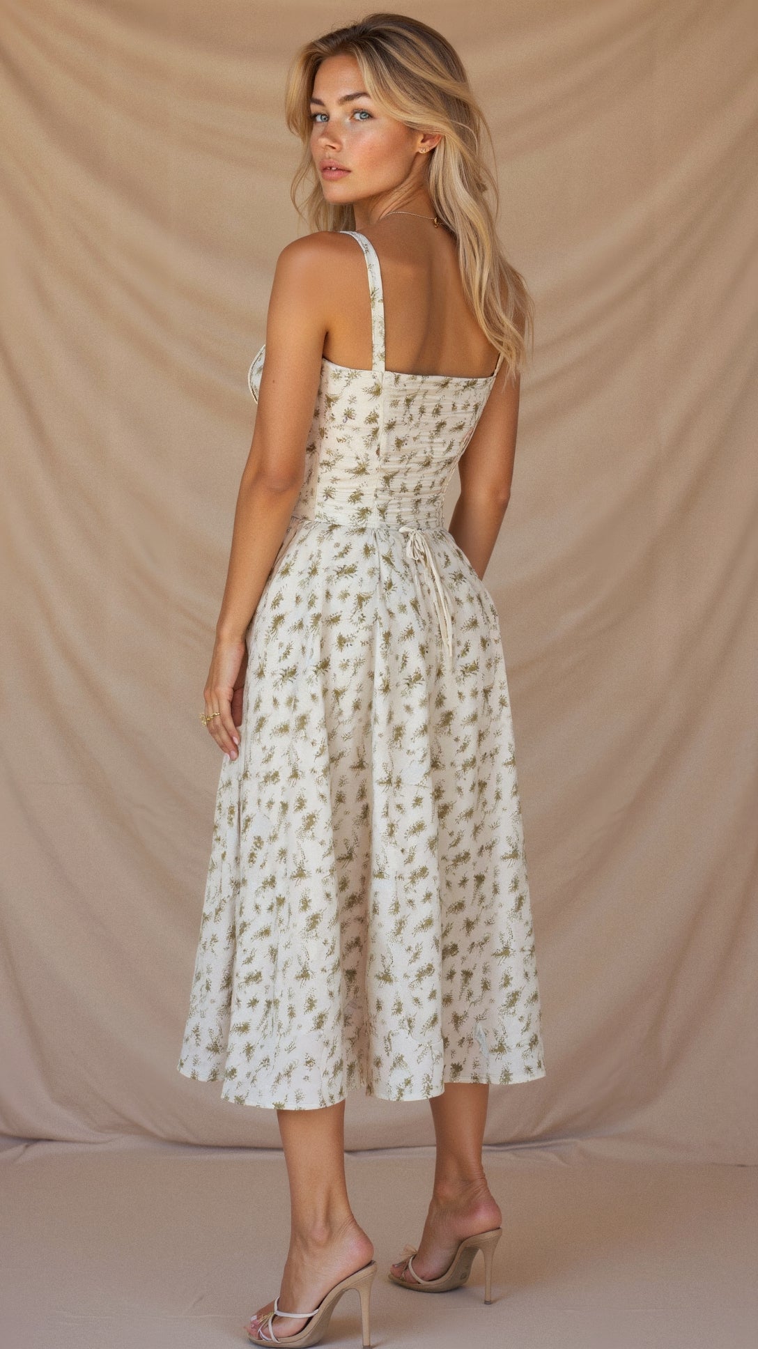Kiana | Korset Midi Jurk