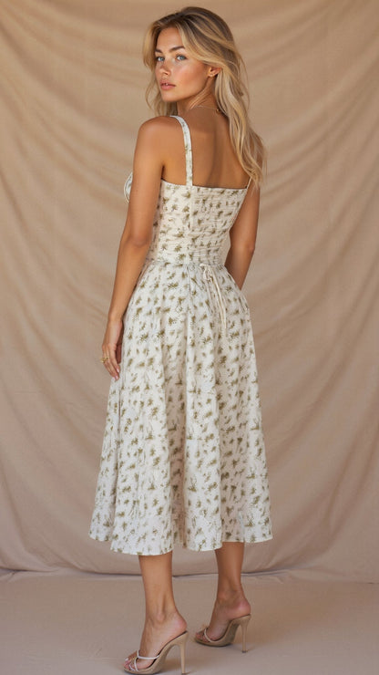 Kiana | Korset Midi Jurk