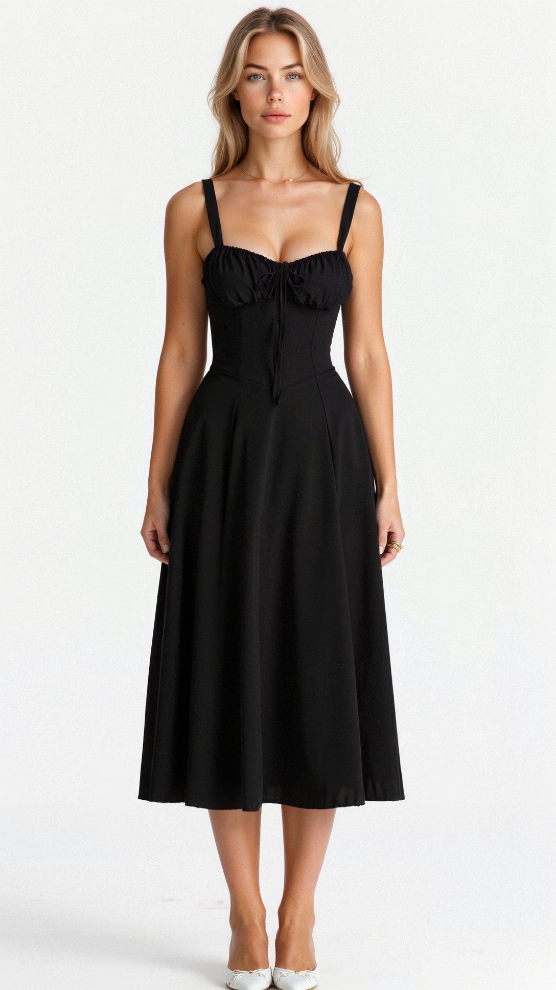 Kiana | Korset Midi Jurk