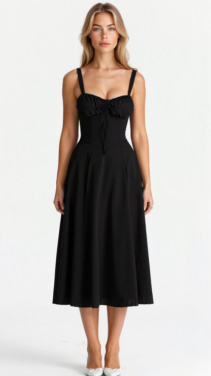 Kiana | Korset Midi Jurk