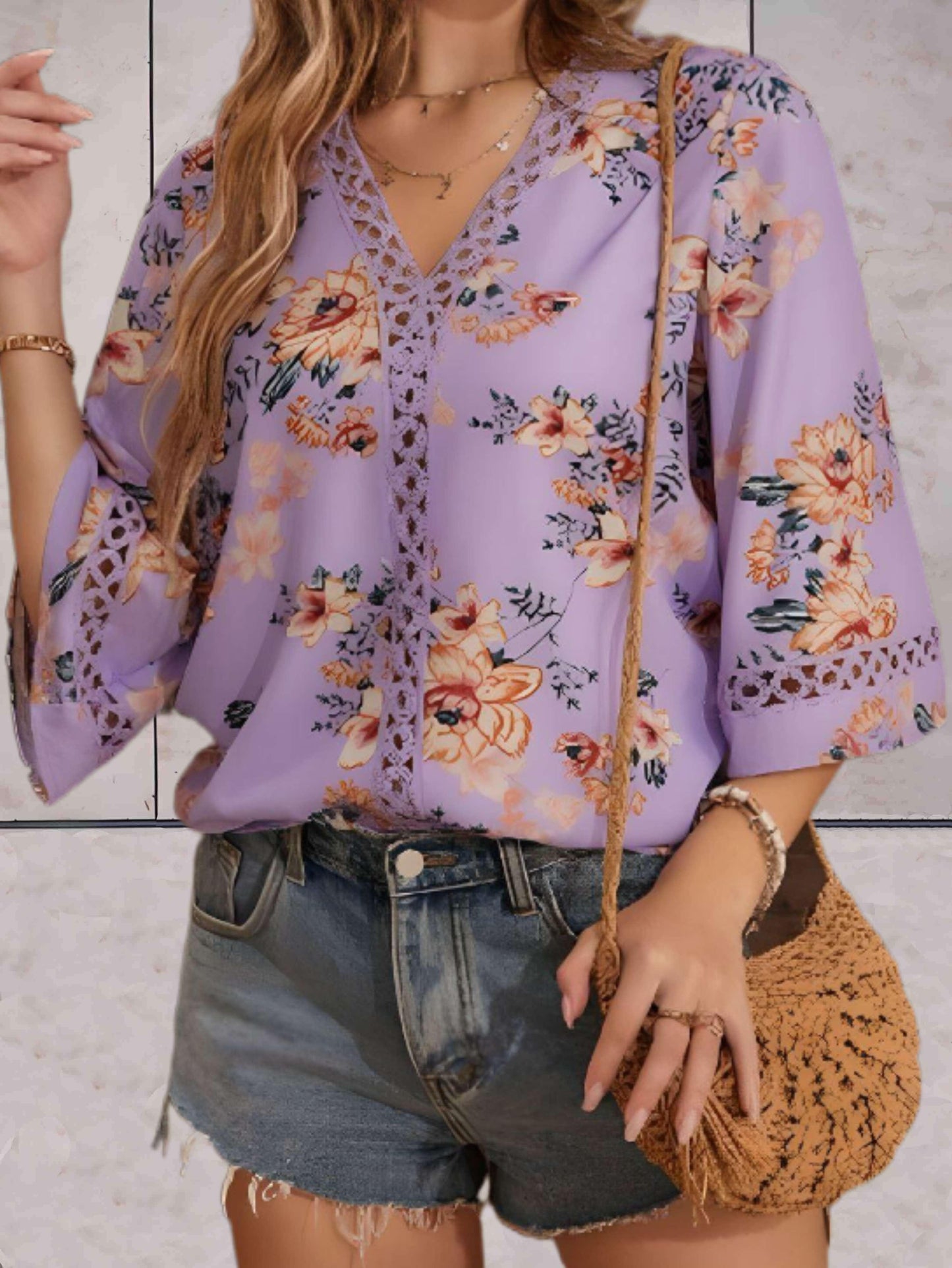 Kendra | Elegante Zomerse Bloemen Blouse