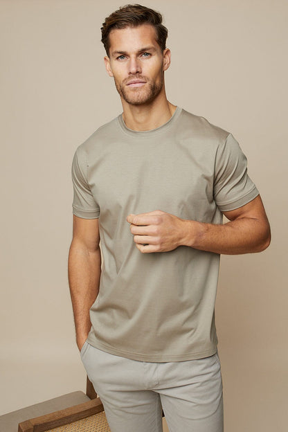 Jonathan | Stijlvolle Luxe T-Shirt Voor Heren