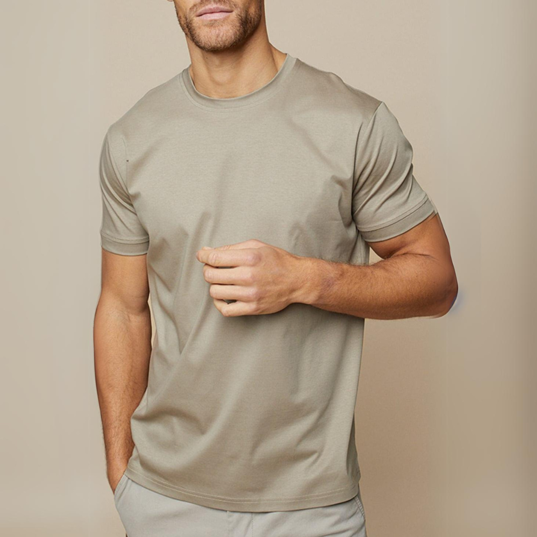 Jonathan | Stijlvolle Luxe T-Shirt Voor Heren
