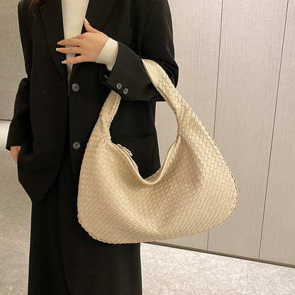 Angelica | Stijlvolle Elegante Gevlochten Handtas