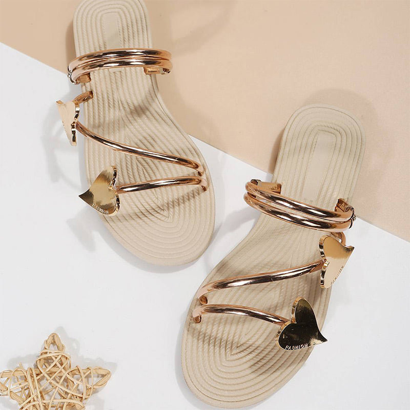 Sophie | Stijlvolle Sandalen met Hartdetail