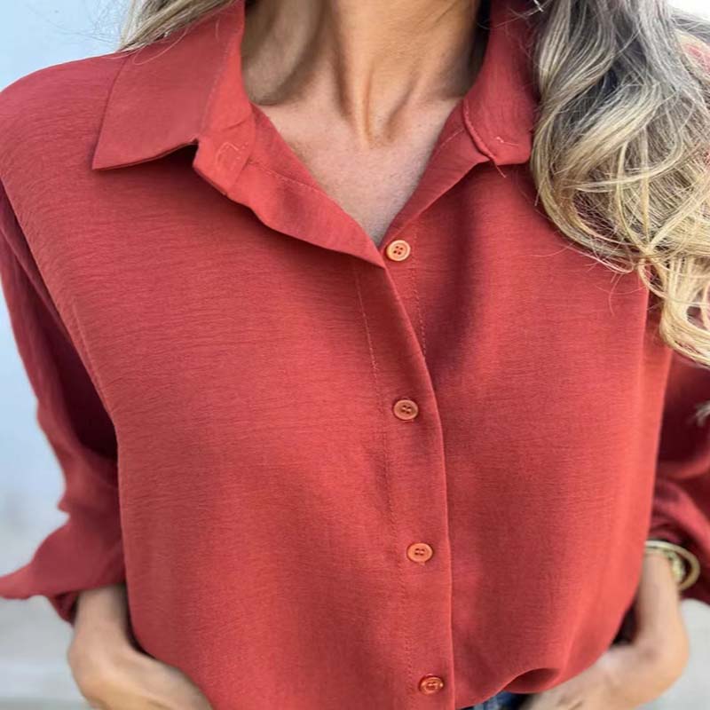 Vanessa | Casual Blouse Met Knoopsluiting