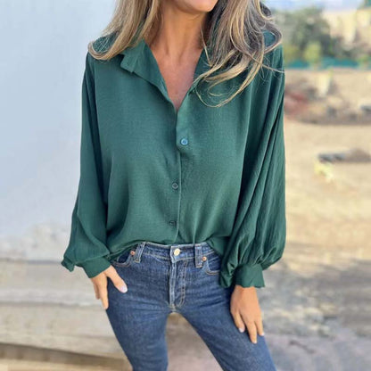 Vanessa | Casual Blouse Met Knoopsluiting