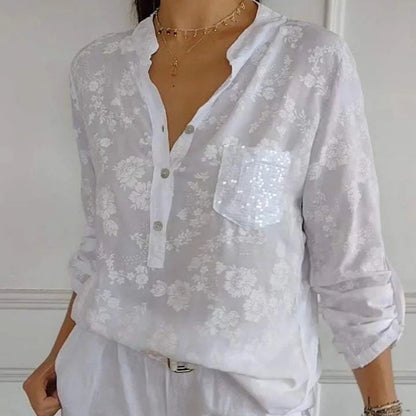 Emery | Casual Losvallende Bloemenprint Blouse