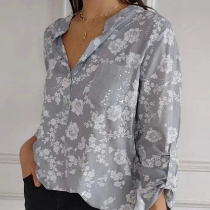 Emery | Casual Losvallende Bloemenprint Blouse