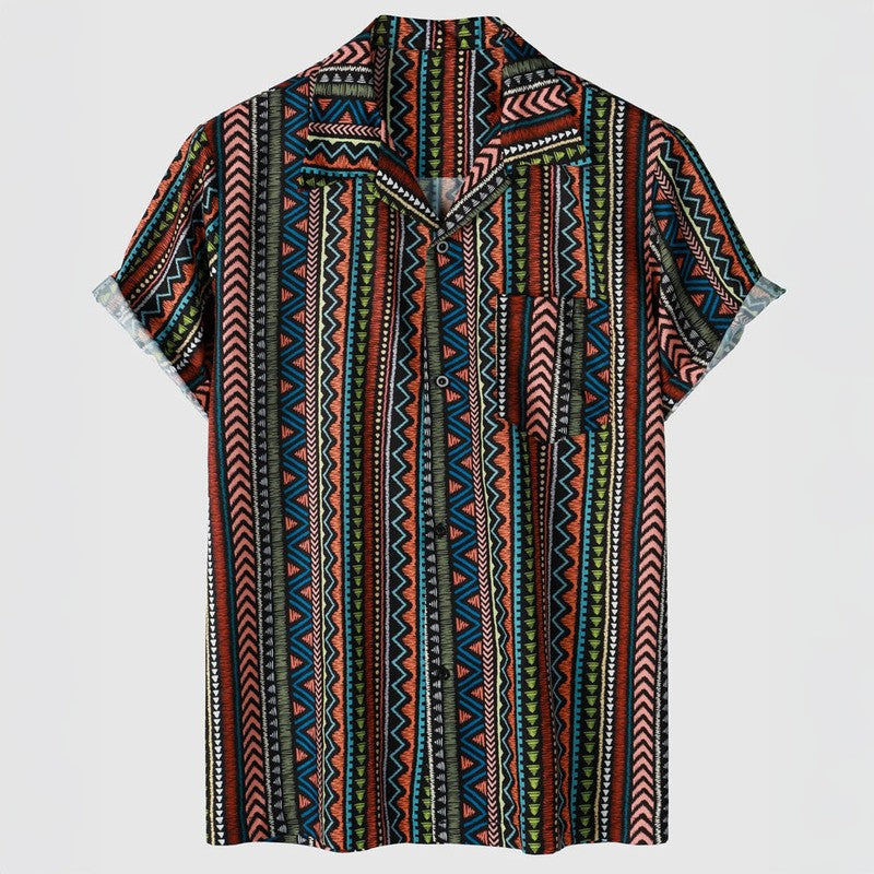 Troy | Stijlvolle Tweedelige Set met Print Heren