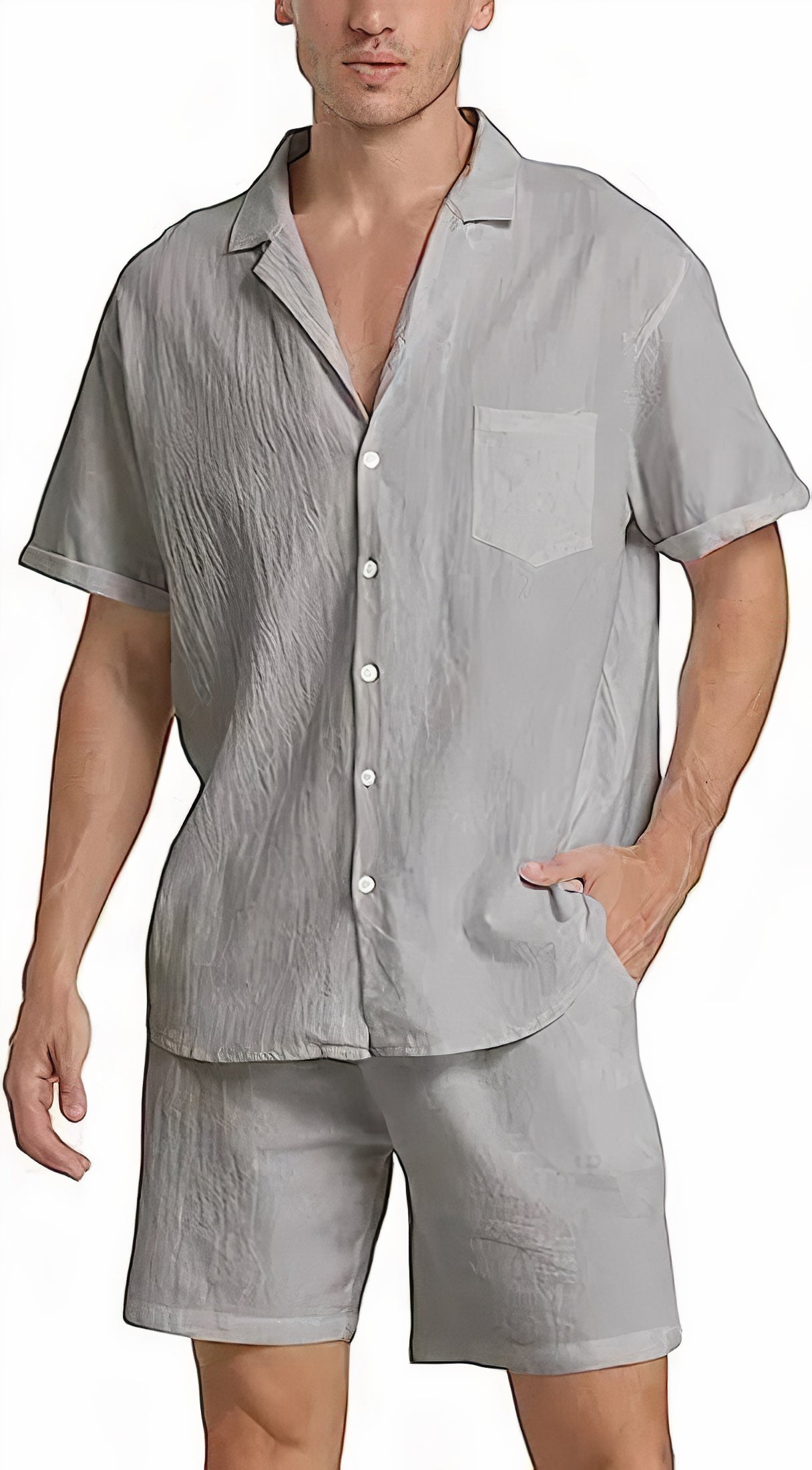 Jayden | Casual Overhemd & Shorts Set