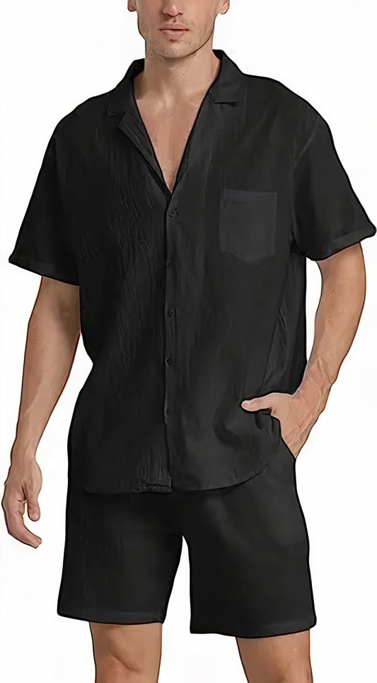 Jayden | Casual Overhemd & Shorts Set