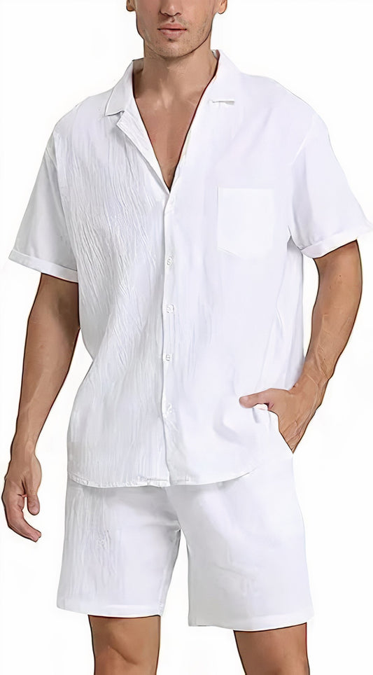 Jayden | Casual Overhemd & Shorts Set