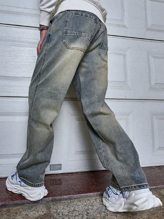 Fredrick | Relaxed-Fit Rechte Herenjeans