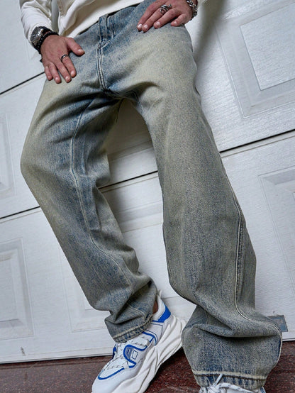 Fredrick | Relaxed-Fit Rechte Herenjeans