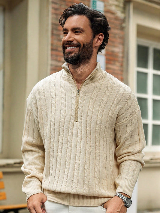 Alex | Casual sweater met rits