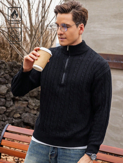 Alex | Casual sweater met rits