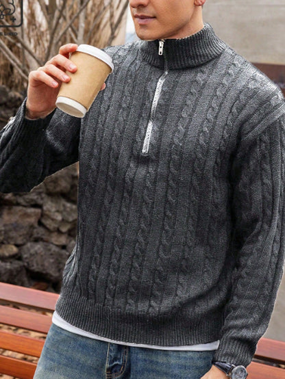Alex | Casual sweater met rits