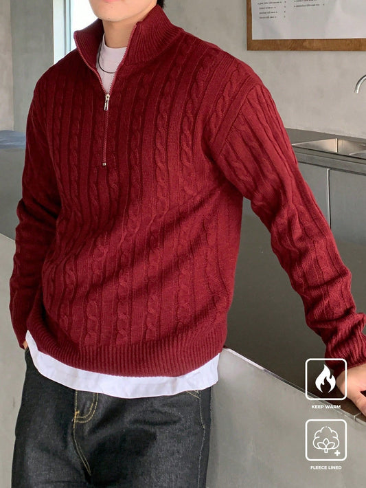 Alex | Casual sweater met rits
