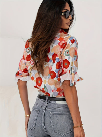 Norah | Stijlvolle Bloemenblouse Dames